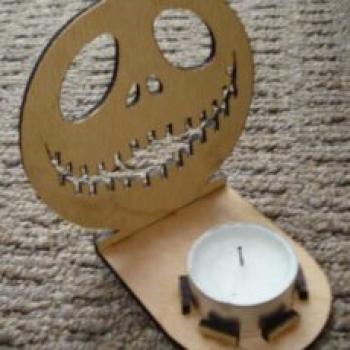 Teelichthalter 'Smiley'