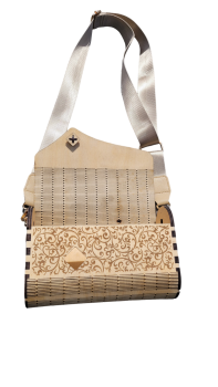 Preview: Umhänge/Handtasche aus Holz