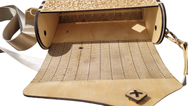 Preview: Umhänge/Handtasche aus Holz