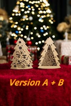 Preview: Weihnachtsbaum - Geschenkschatulle