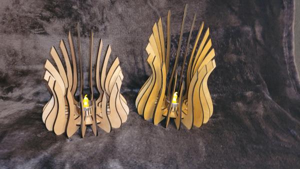 Laterne Modern Klein 'Außen geschwungen'