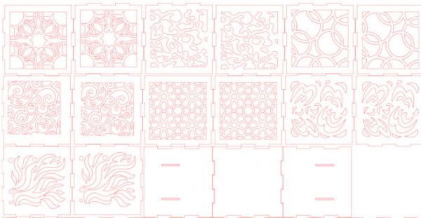 Teelichterhalter div.Muster Teil 2